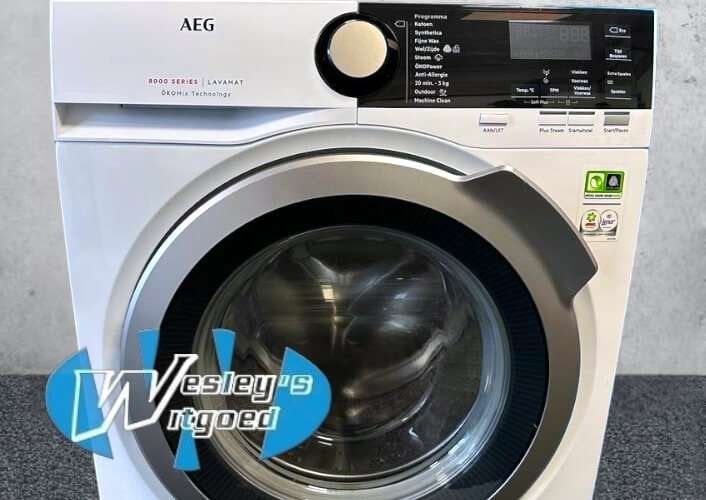 AEG Prosense wasmachine 8kg 1400 toeren A+++, Gebruikt, Wesley's Witgoed, Info@wesleyswitgoed.nl, Ophalen of Verzenden