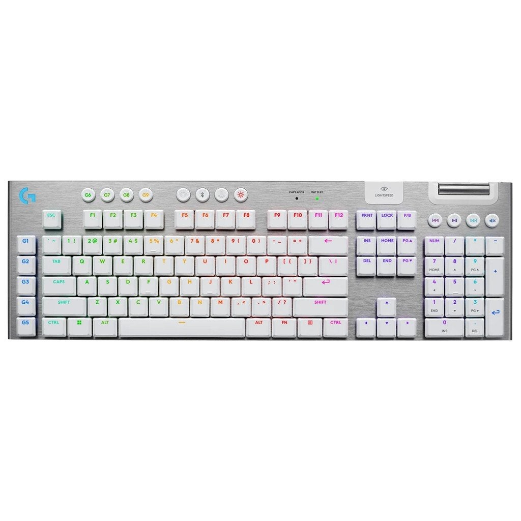 Logitech G915 X Lightspeed, Tactile, Qwerty US, Wit, Logitech, Nieuw, Ophalen of Verzenden, Draadloos