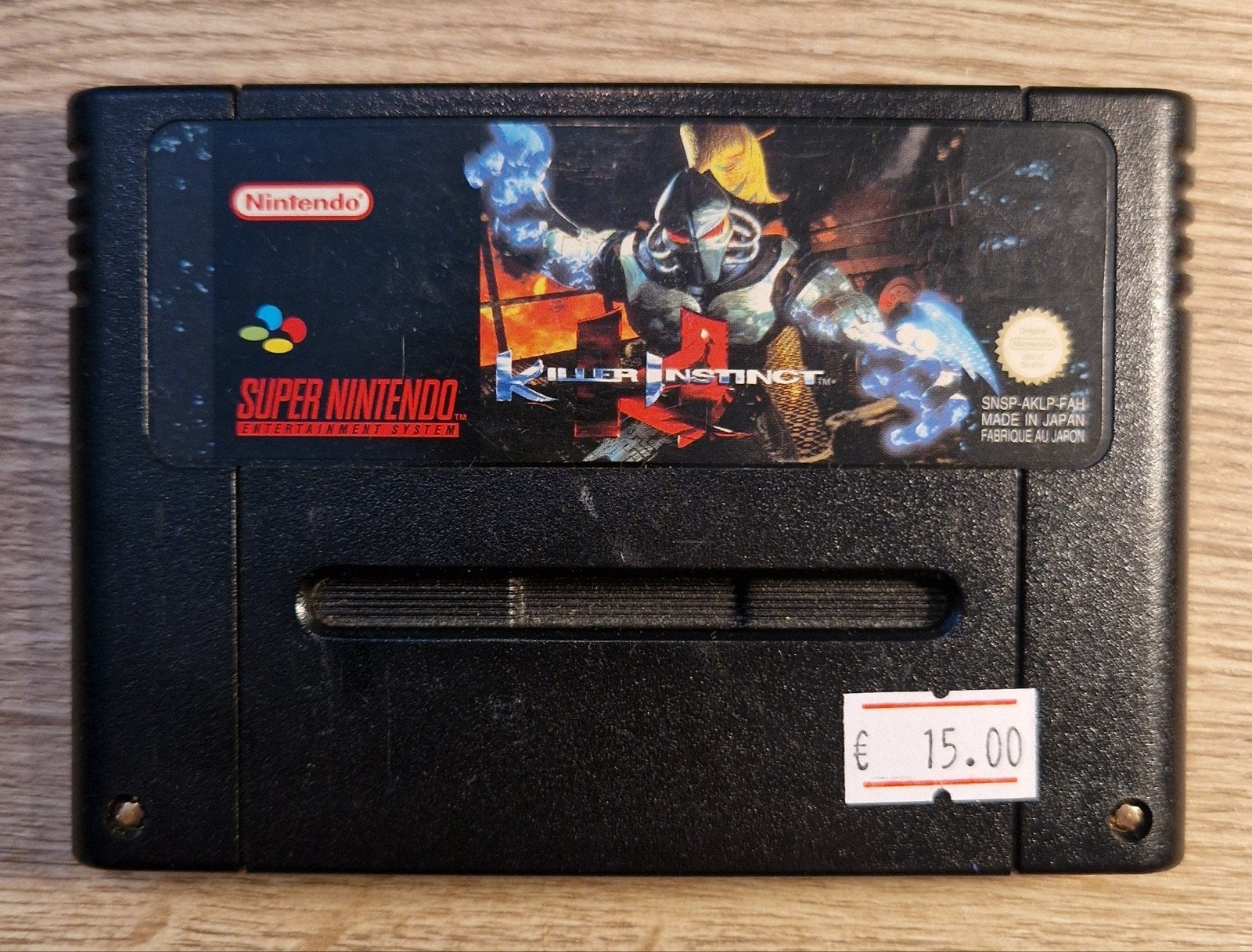 Killer instinct Super Nintendo PAL, Spelcomputers en Games, Games | Nintendo Super NES, Vechten, 2 spelers, Eén computer, Ophalen of Verzenden