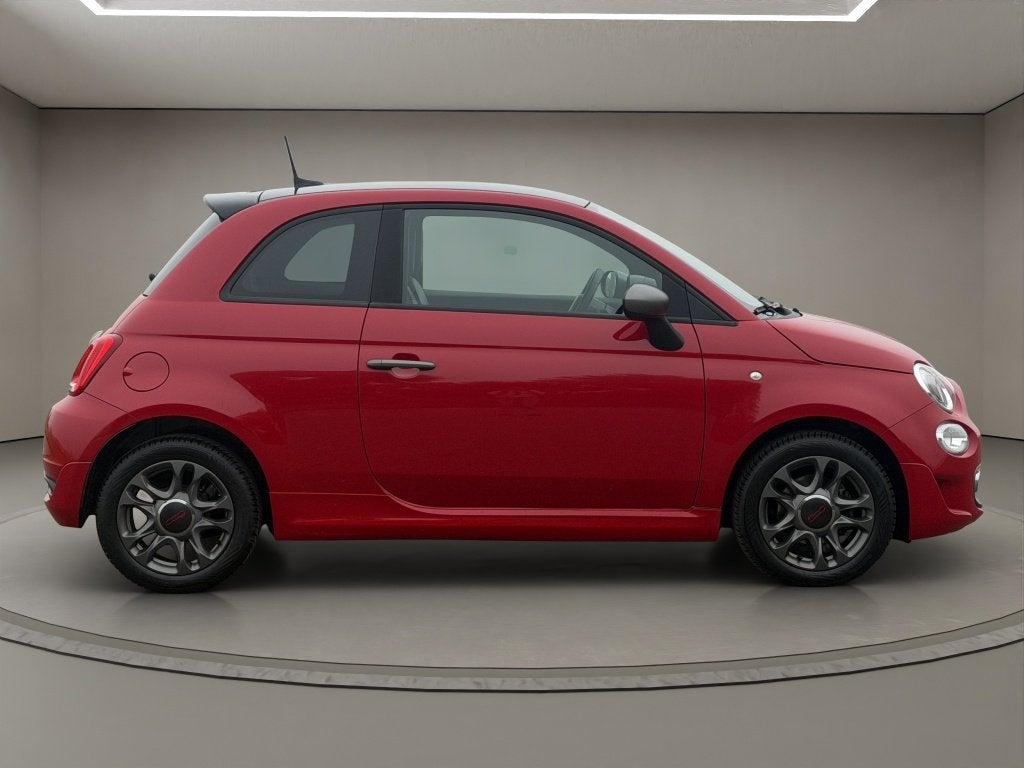 Fiat 500 1.2 Sport 2019 ROOD | Apple CarPlay | Airco | Leder, Auto's, Keurmerk '100% Onderhouden', 12 maanden, Gebruikt, 4 cilinders