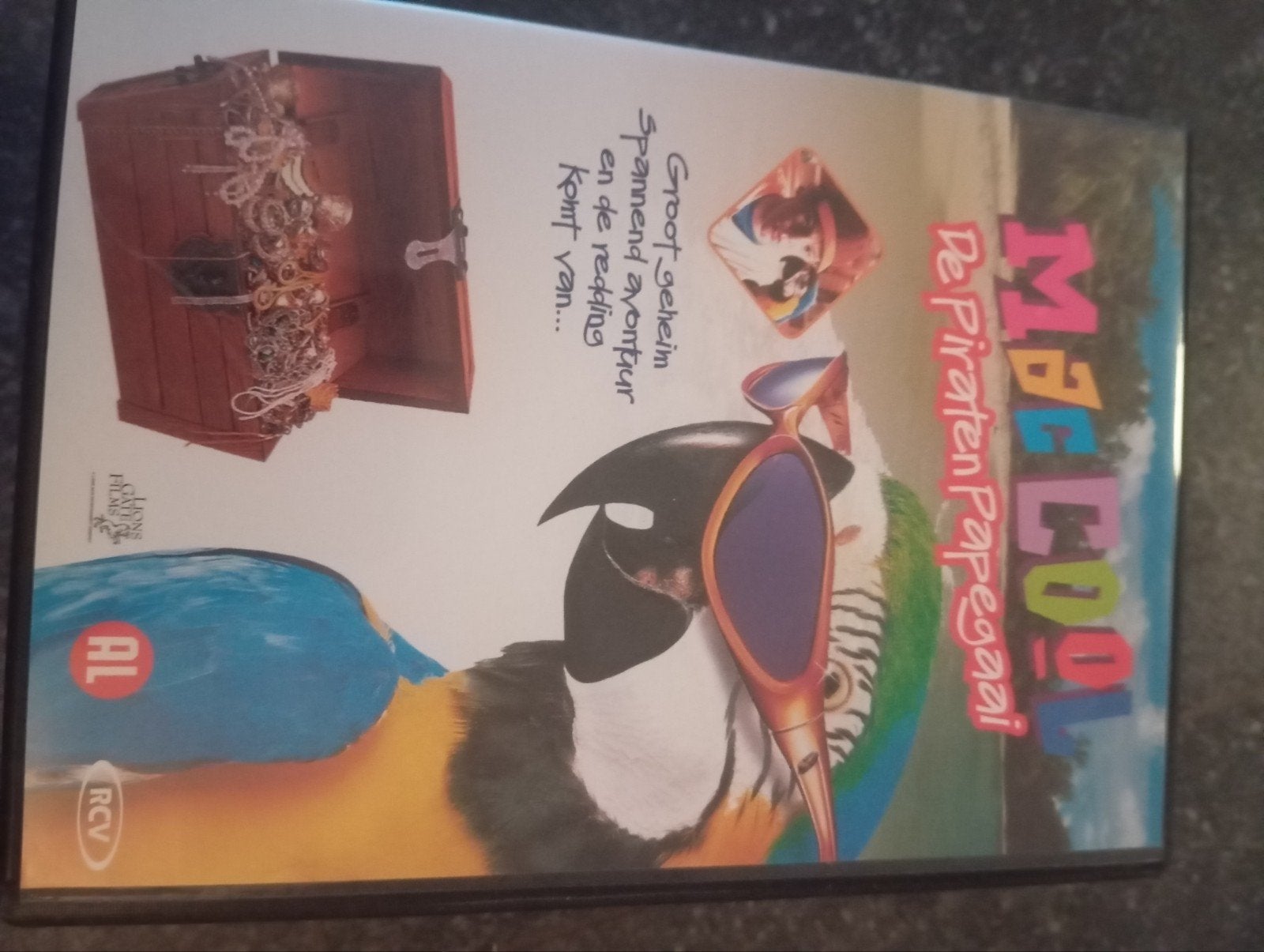Mac Cool de Piraten Papegaai DVD, Avontuur, Gebruikt, Alle leeftijden, Ophalen of Verzenden