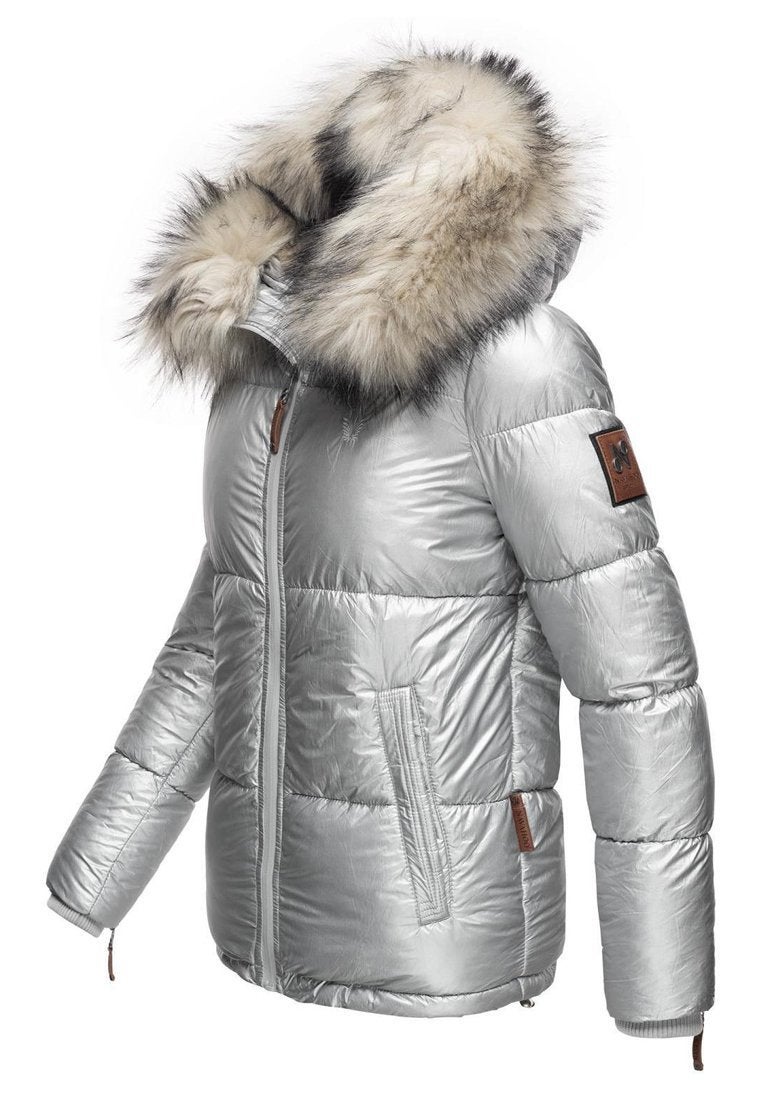 Winterjas Navahoo, Kleding | Dames, Jassen | Winter, Verzenden, Zo goed als nieuw, Maat 34 (XS) of kleiner, Grijs