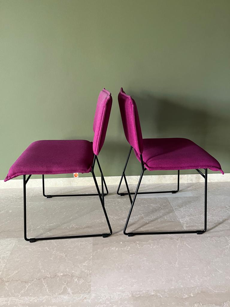 Set van 2 Jess Design stoelen - paars, Ophalen, Twee, Overige kleuren, Zo goed als nieuw