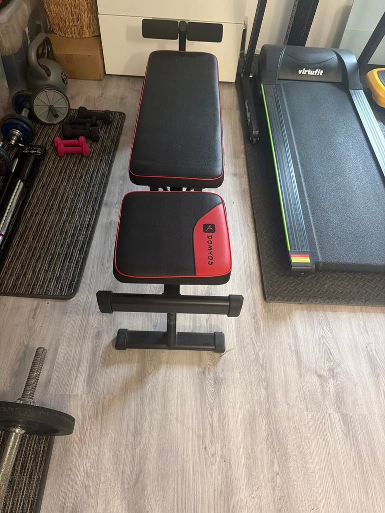 Verstelbare Fitnessbank Domyos, Ophalen, Gebruikt, Armen, Fitnessbank