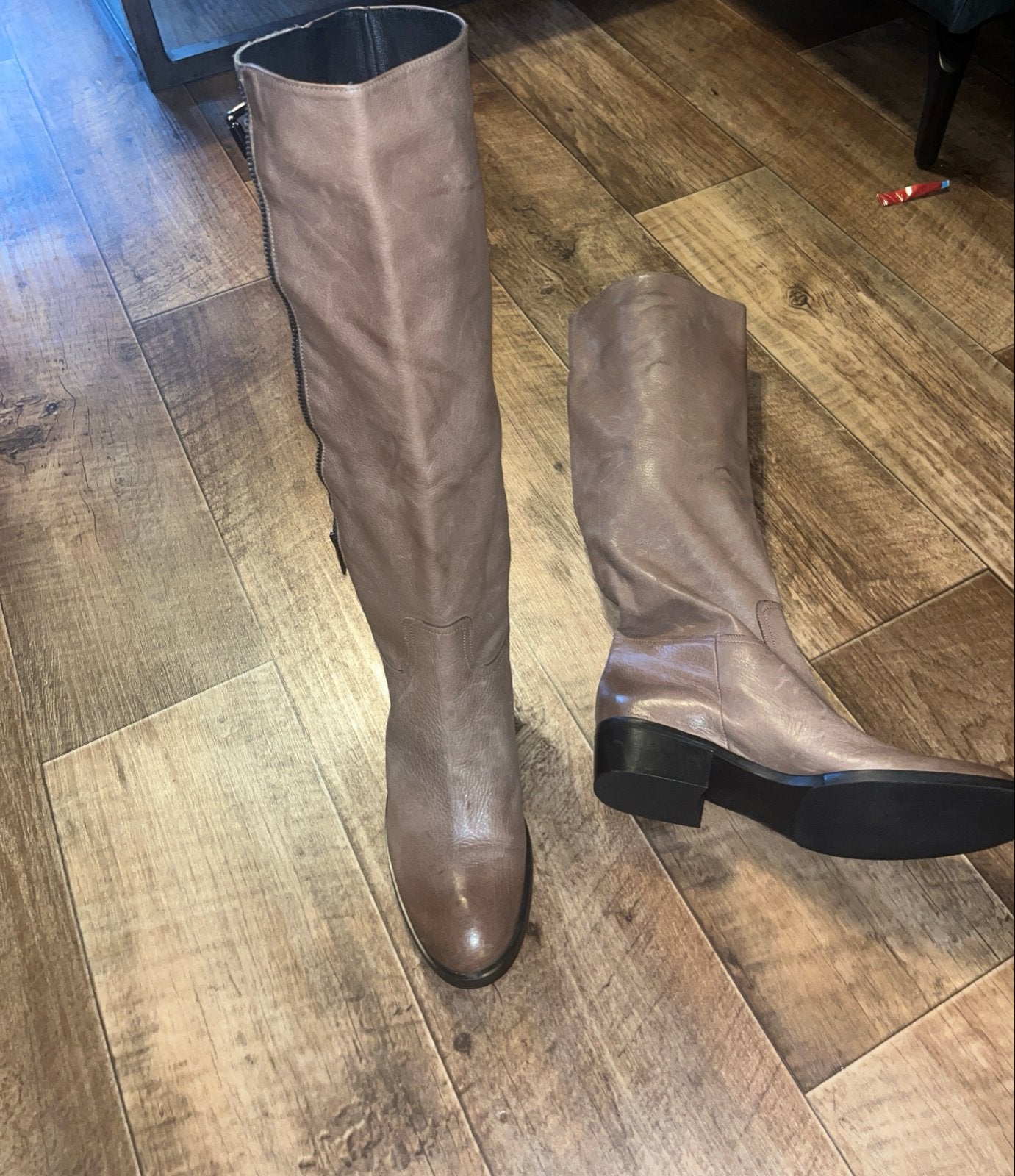 Latitude Femme Leren Laarzen - Maat 37, Hoge laarzen, Bruin, Verzenden, Nieuw