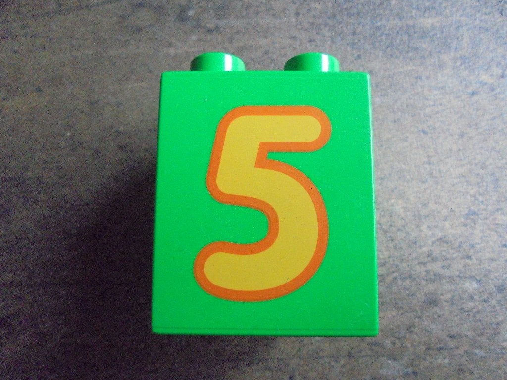 Lego Duplo Brick 2x2x2 (zie foto's) 4, Ophalen of Verzenden, Gebruikt, Losse stenen, Duplo