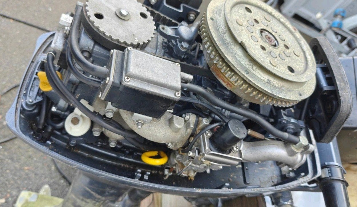 Yamaha 9.9pk buitenboordmotor 9,9pk ultra langstaart bj1998, Ophalen, Motor en Techniek, Motorboot