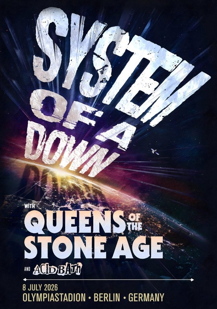 Ticket 08-07-2026 System of a Down in Berlijn, Tickets en Kaartjes, Eén persoon, Juli, Hard Rock of Metal