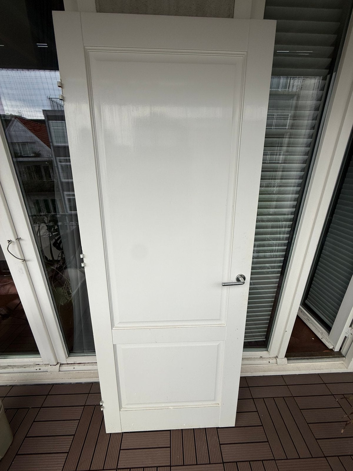 Massieve paneeldeur 82.5 x 211.5cm 1 deur, Doe-het-zelf en Verbouw, Deuren en Horren, Ophalen, Zo goed als nieuw, Binnendeur, 200 tot 215 cm