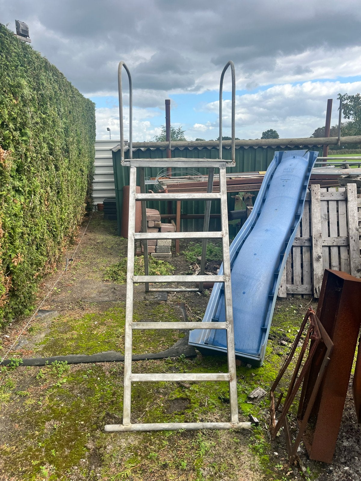 Grote ijzeren trap, Ophalen of Verzenden, Gebruikt