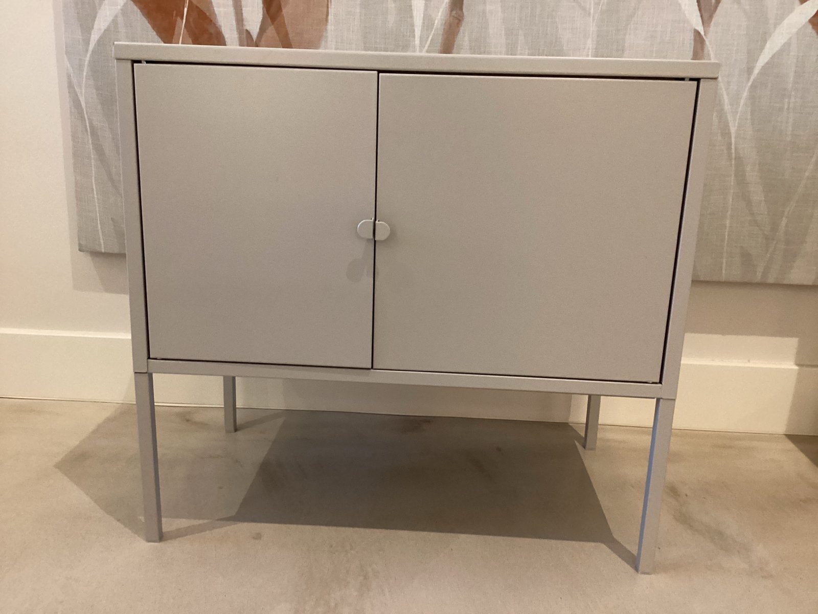 IKEA lixhult Kastje/Opbergkastje - Grijs, Huis en Inrichting, Kasten | Overige, Ophalen, Zo goed als nieuw