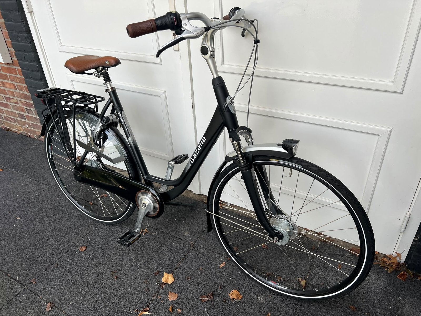Gazelle Oranje C7+ Damesfiets 28 inch 57 cm 8 Versnellingen, Ophalen, 53 tot 56 cm, Versnellingen, Zo goed als nieuw