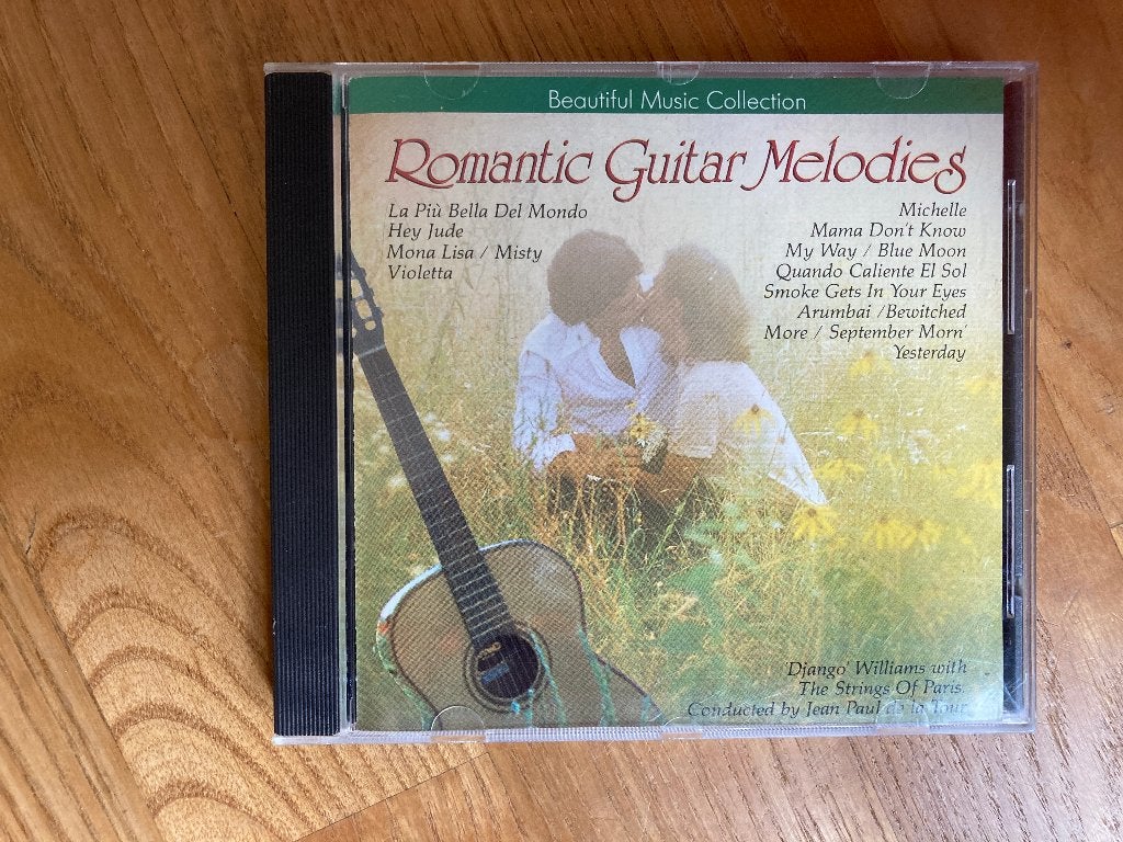 CD Romantic Guitar Melodies - Django Williams, Ophalen of Verzenden, Zo goed als nieuw