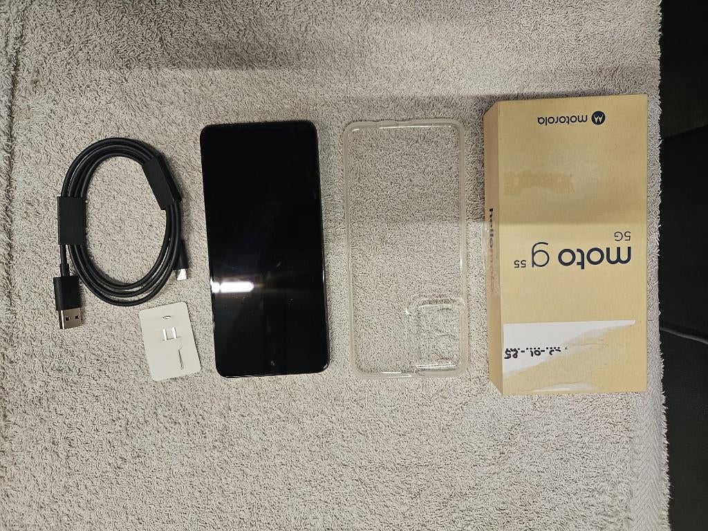 Motorola G55, Ophalen, Nieuw, 6 megapixel of meer, Zwart