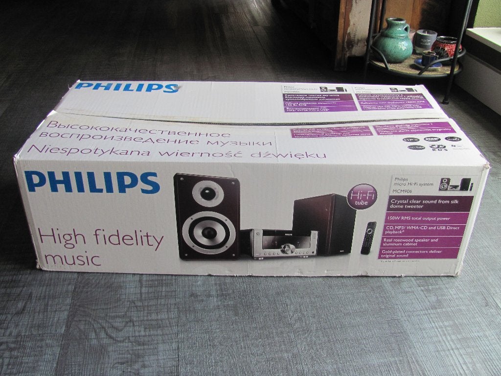 Philips MCM906/12 Heritage Audio HiFi-systeem, Gebruikt, Cd-speler, Ophalen of Verzenden, Microset