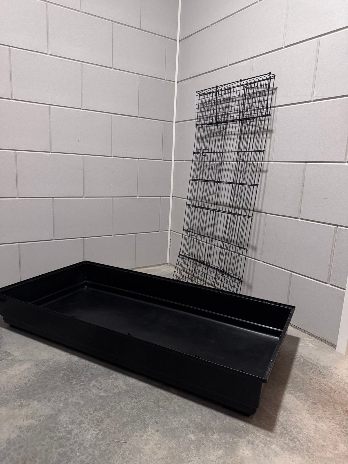 Keddoc konijnenkooi - 160x80x58 cm Zwart, Dieren en Toebehoren, Ophalen, Zo goed als nieuw
