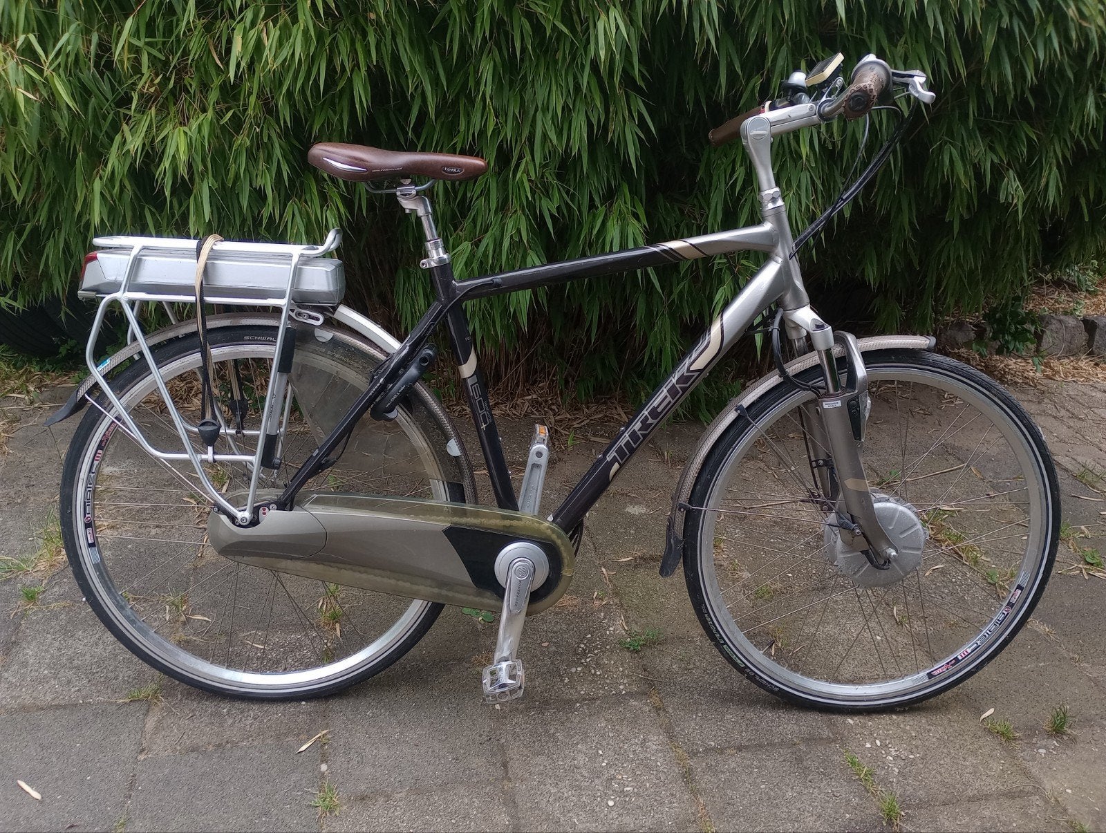 TREK electrische herenfiets maat L, Gebruikt, 55 tot 59 cm, 30 tot 50 km per accu, Ophalen