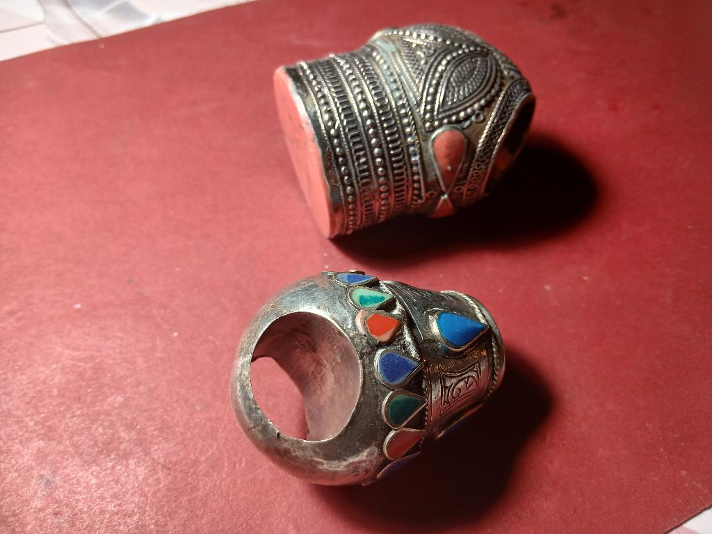 2x Berber trouw ring, Sieraden, Tassen en Uiterlijk, Ringen, Verzenden, Zo goed als nieuw, 17 tot 18, Dame