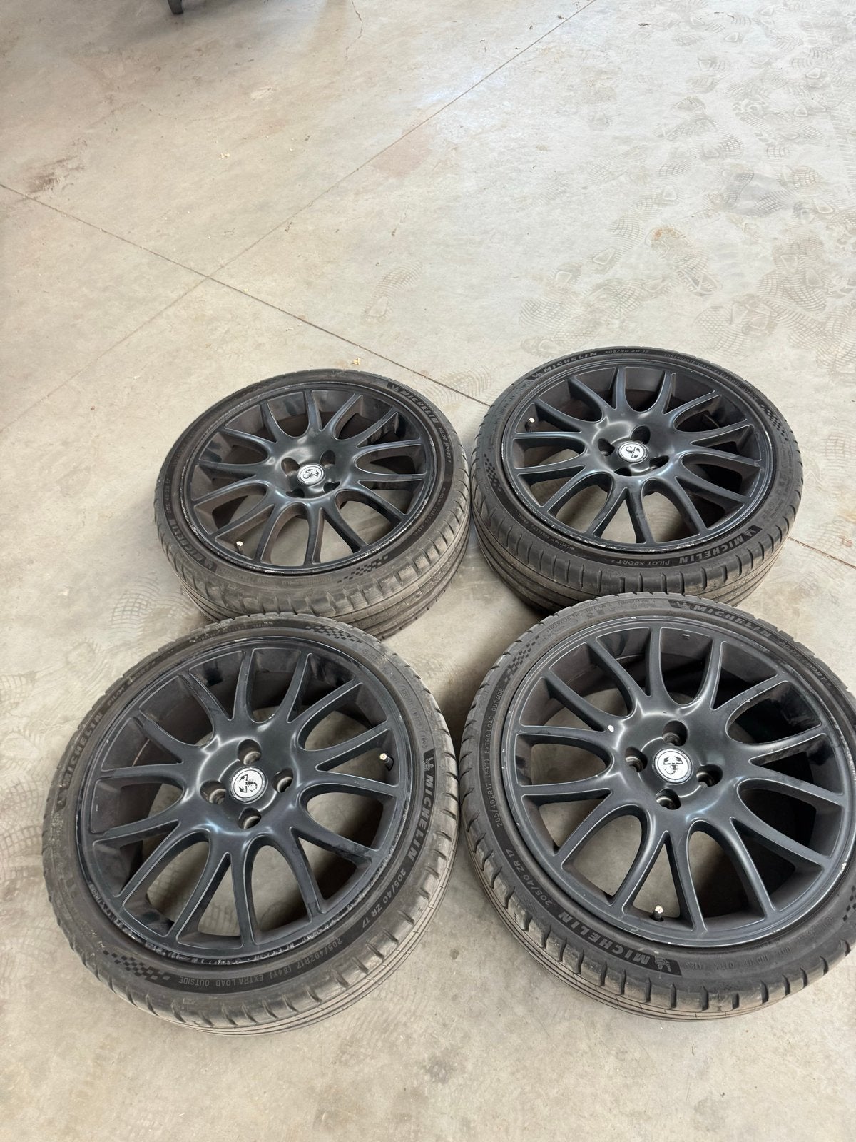 Abarth velgen 4x98, 17inch, 7J met Michelin Pilot Sport 5, Auto-onderdelen, Banden en Velgen, Ophalen, Gebruikt, Banden en Velgen