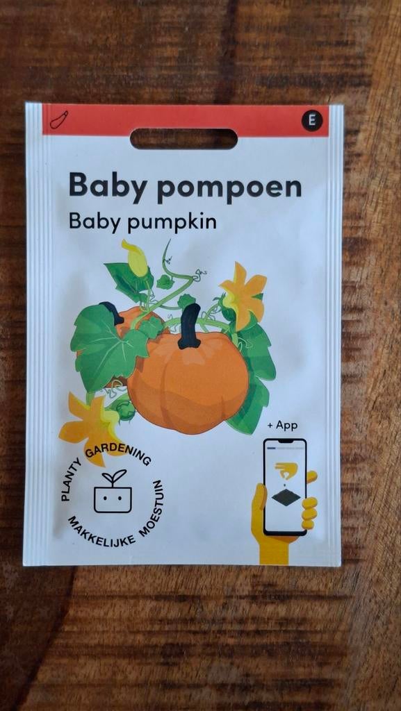 Baby pompoen zaden - Makkelijke Moestuin, Ophalen