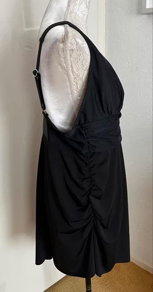 Badpak/badjurkje maat 48, Kleding | Dames, Badmode en Zwemkleding, Ophalen of Verzenden, Nieuw, Zwart, Badpak