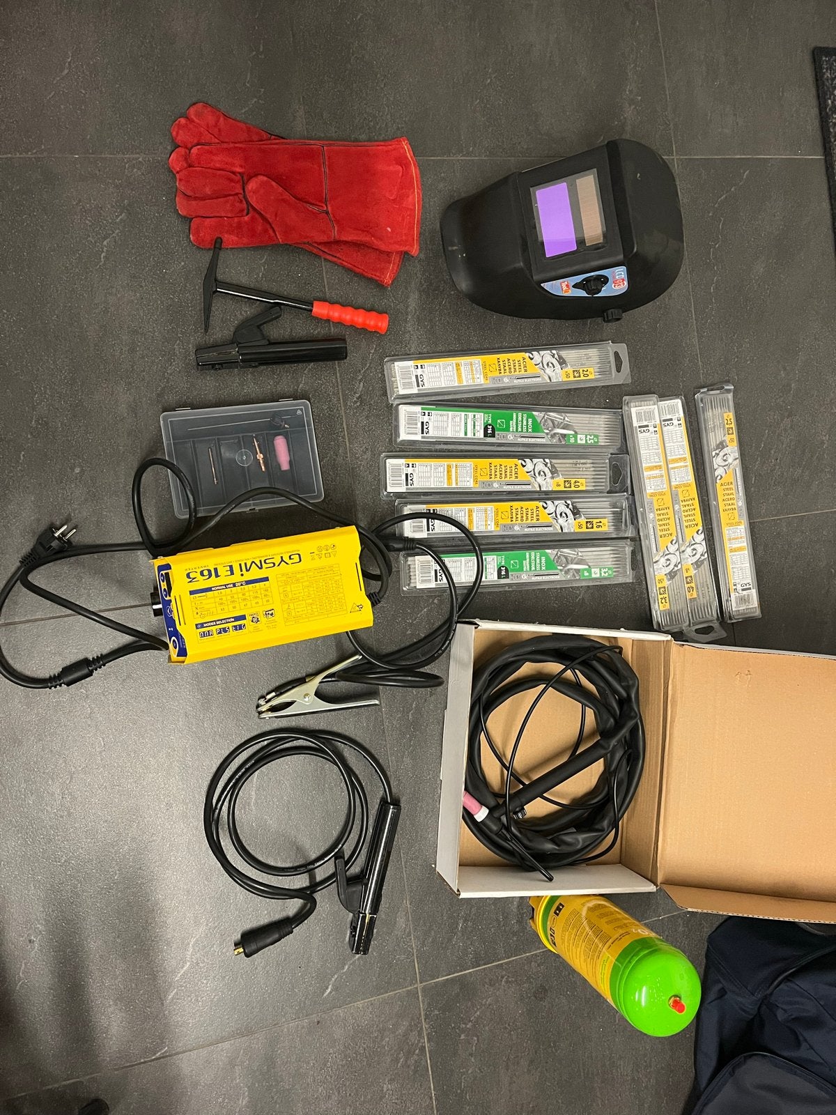 GYSMI E163 Inverter Lasapparaat met Complete Set