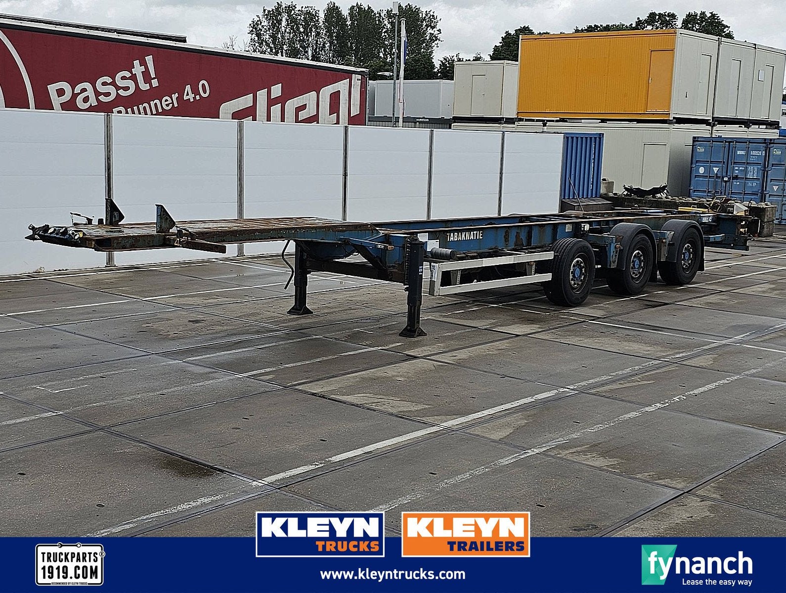 RENDERS CHASSIS PORTMASTER, Auto's, Vrachtwagens, Overige kleuren, Bedrijf, Aanhangers en Opleggers, Te koop