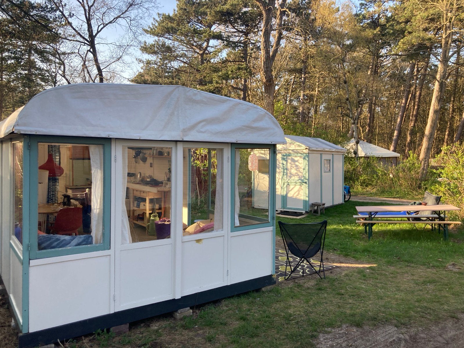 Authentiek tenthuisje Bakkum te koop ZONDER PLEK, Ophalen of Verzenden, Gebruikt, Tot en met 6