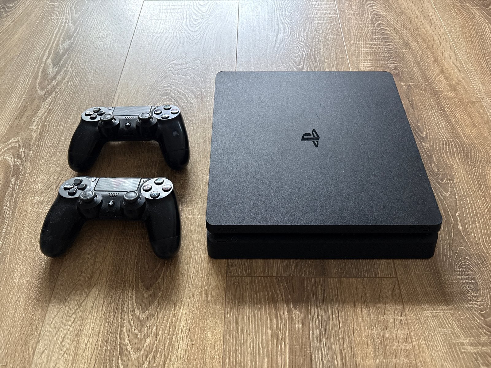 PlayStation 4 met 2 controllers, Ophalen, Gebruikt, Met 2 controllers, Slim
