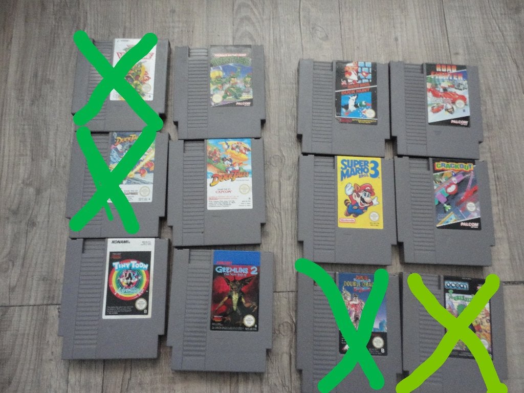 TE KOOP  NINTENDO NES SPELLEN/GAMES, Spelcomputers en Games, Games | Nintendo NES, 1 speler, Ophalen of Verzenden, Gebruikt, Vanaf 3 jaar