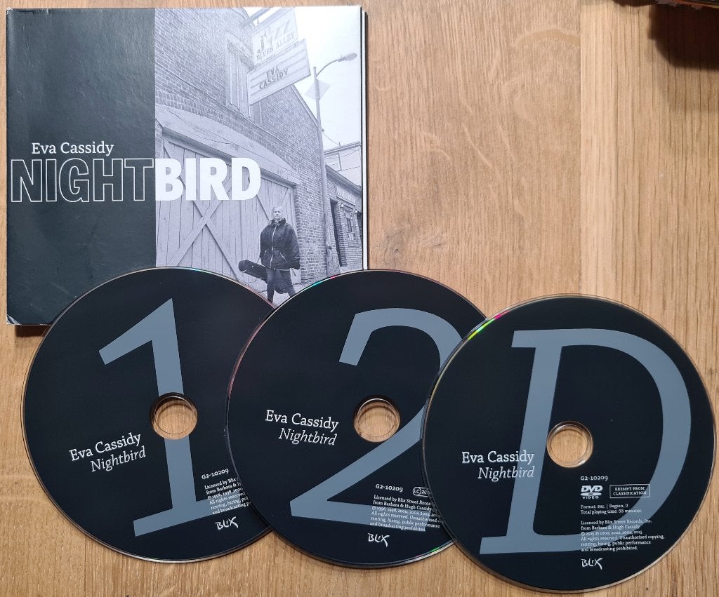 EVA CASSIDY - Nightbird ( Deluxe ed. 2CD & DVD ), Boxset, Pop, Digipak, Ophalen of Verzenden