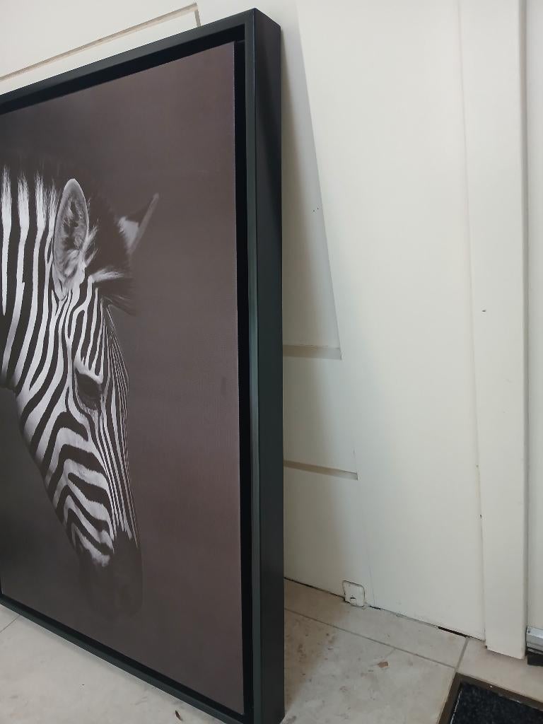 Schilderij zebra, Ophalen, Minder dan 50 cm, 50 tot 75 cm, Zo goed als nieuw