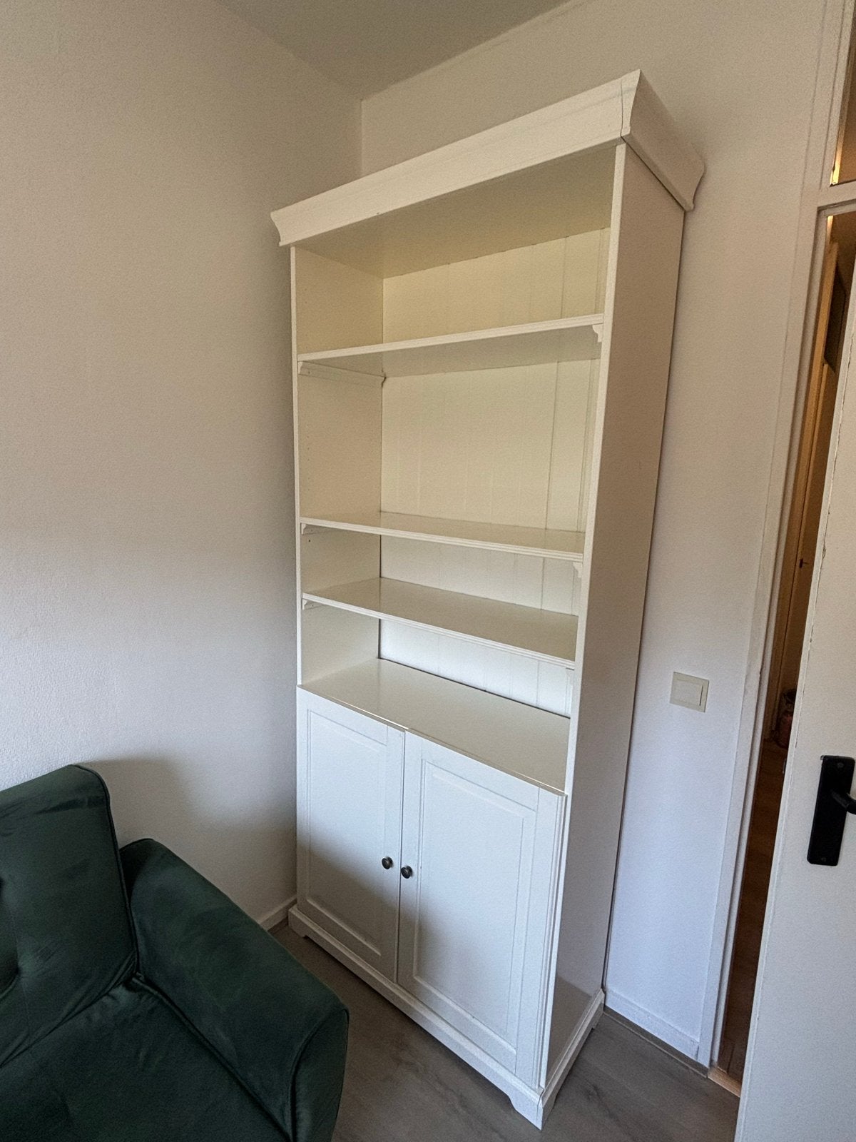 Ikea Liatorp boekenkast met deuren, Ophalen, Gebruikt, 200 cm of meer, 50 tot 100 cm