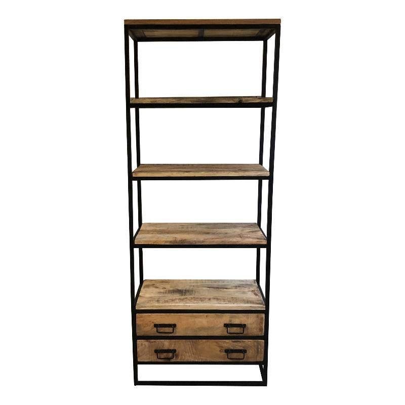 Bookshelve Atlanta, Ophalen, Met plank(en), Diversen, Teakhout