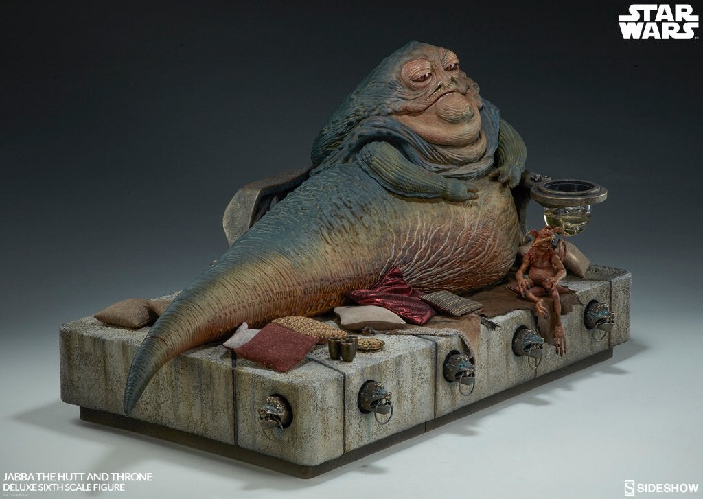 Sideshow Star Wars Episode VI Jabba the Hutt & Throne Deluxe
