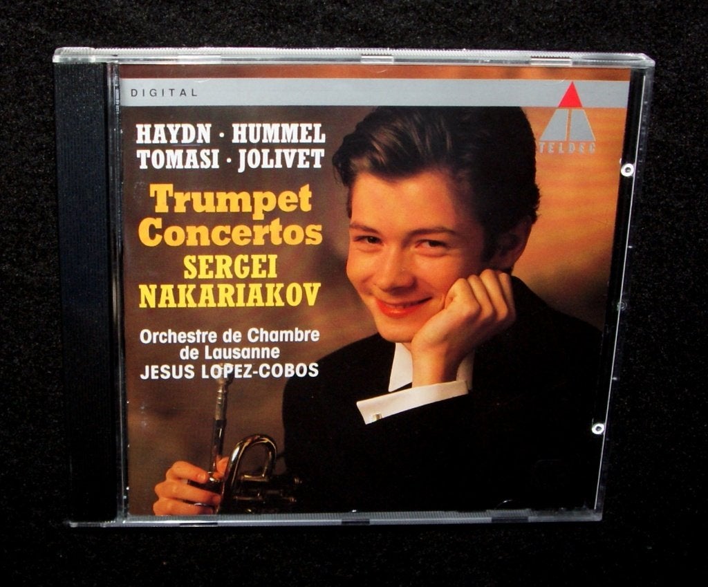 Sergei Nakariakov - Trumpet Concertos - Haydn, Hummel, Tomas, Verzenden, Classicisme, Zo goed als nieuw, Overige typen