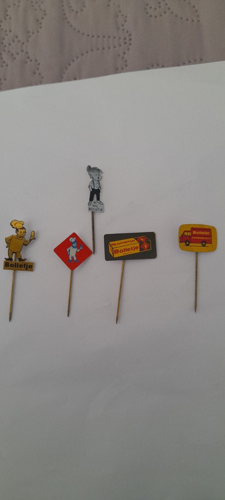 Bolletje Speldjes Collectie - Vintage Pins, Ophalen of Verzenden, Gebruikt, Merk, Speldje of Pin