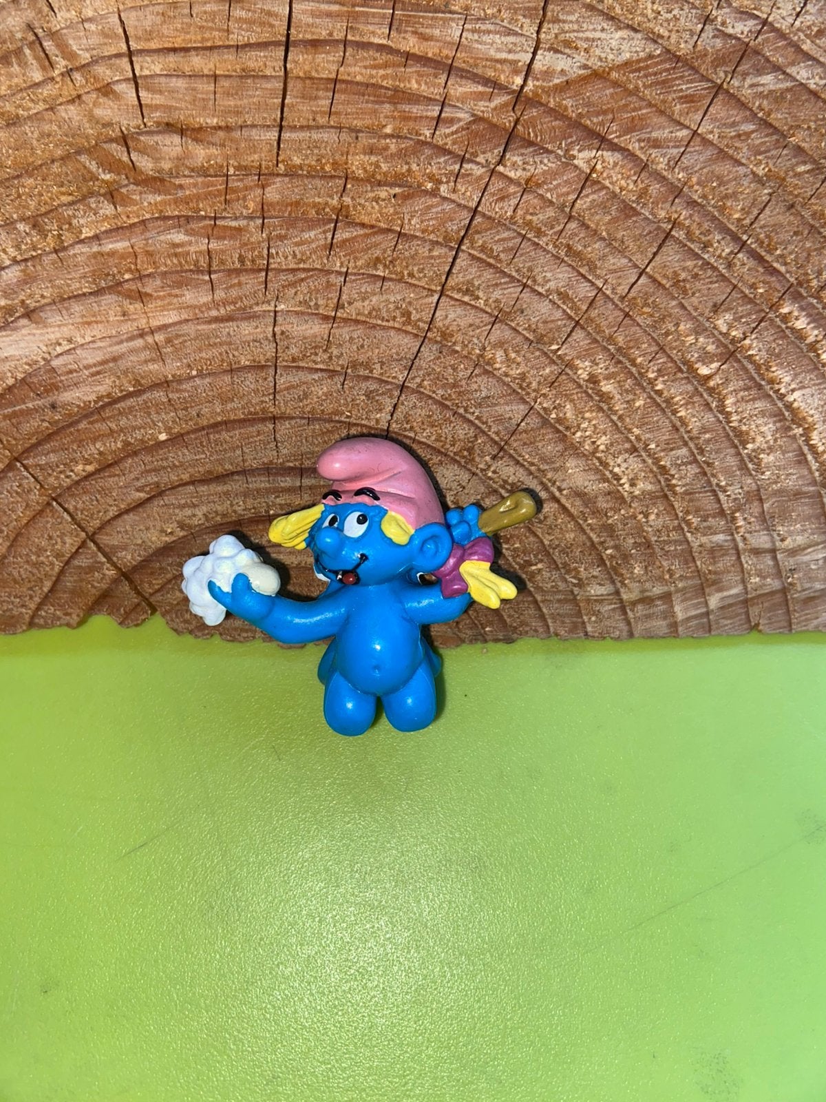 Smurfen baby smurf badend, Verzamelen, Smurfen, Ophalen of Verzenden, Zo goed als nieuw, Verschillende Smurfen