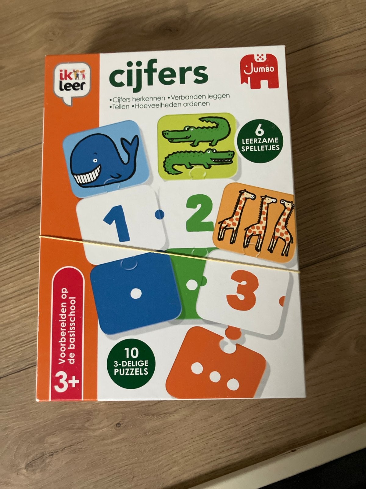 Jumbo Ik Leer Cijfers - Educatief Spel voor Kleuters, Ophalen, Nieuw, Puzzelen