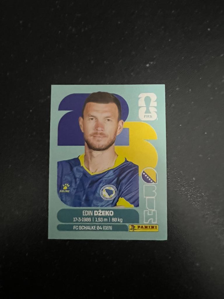 Edin Dzeko Bosnie Wk 2026, Ophalen of Verzenden, Zo goed als nieuw, Plaatje