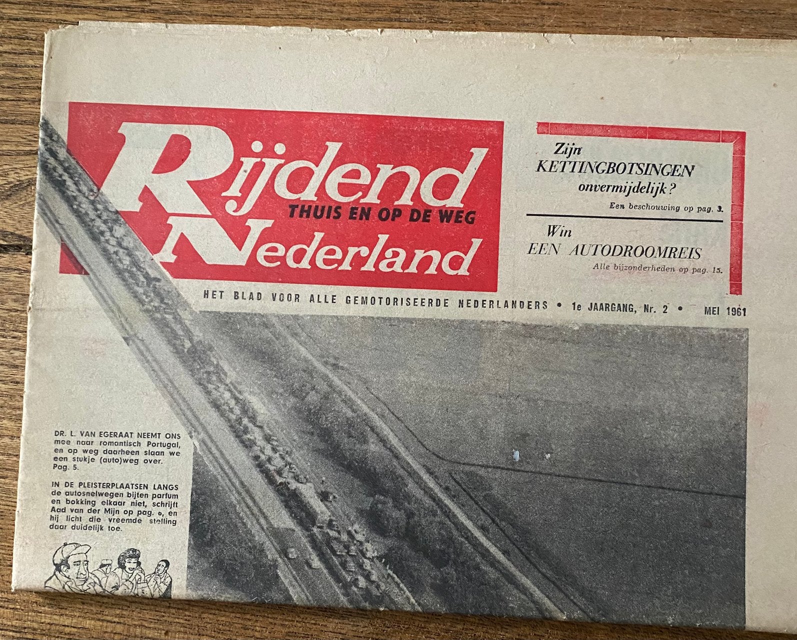 Sporadisch 'Rijdend Nederland' jrg 1 nr 2 1961, Verzamelen, Verzenden, Tijdschrift