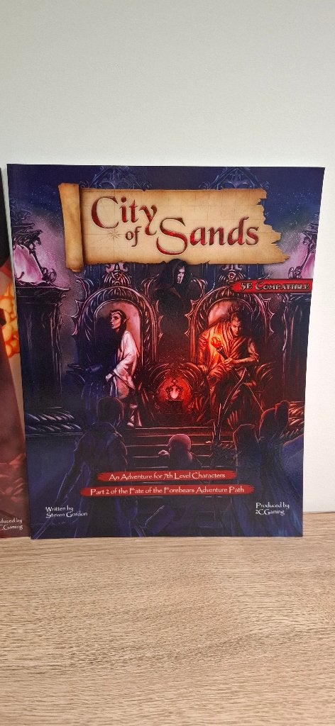 Domes of Ishaq-Zahur + City of Sands D&D 5e Adventure Books, Gebruikt, Onbekend, Overige soorten, Ophalen of Verzenden