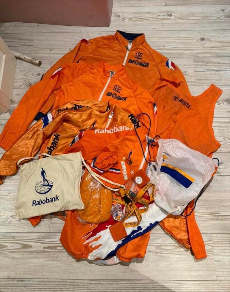 Bioracer KNWU Rabobank wielerkleding wielrennen, Ophalen, Zo goed als nieuw, Bovenkleding
