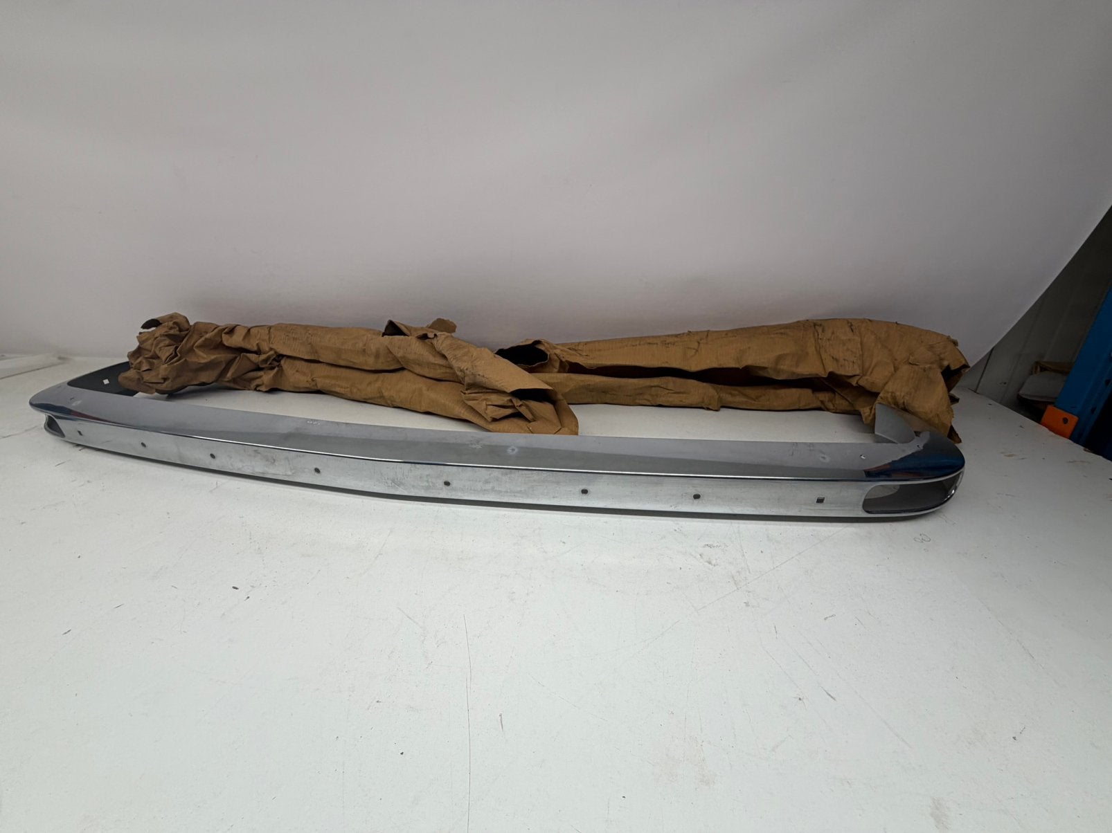 Audi 80 B1 voorbumper chroom NOS origineel oldtimer, -, Voor, -, Nieuw