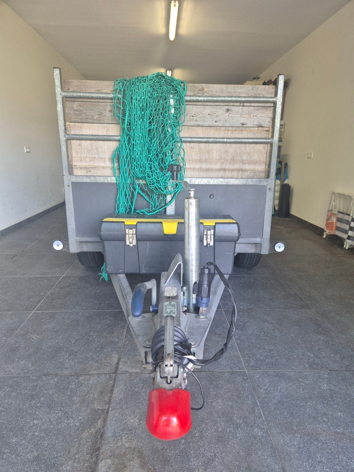 Hapert aanhanger, 210x110cm, 1000kg gekeurd (1350kg as), Ophalen, Gebruikt