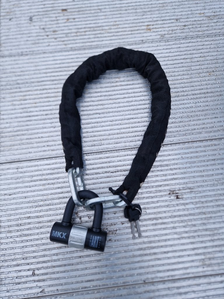 Kettingslot ART3 met 2 sleutels , voor scooter of motor, Ophalen, Gebruikt, Overige typen, Overige merken