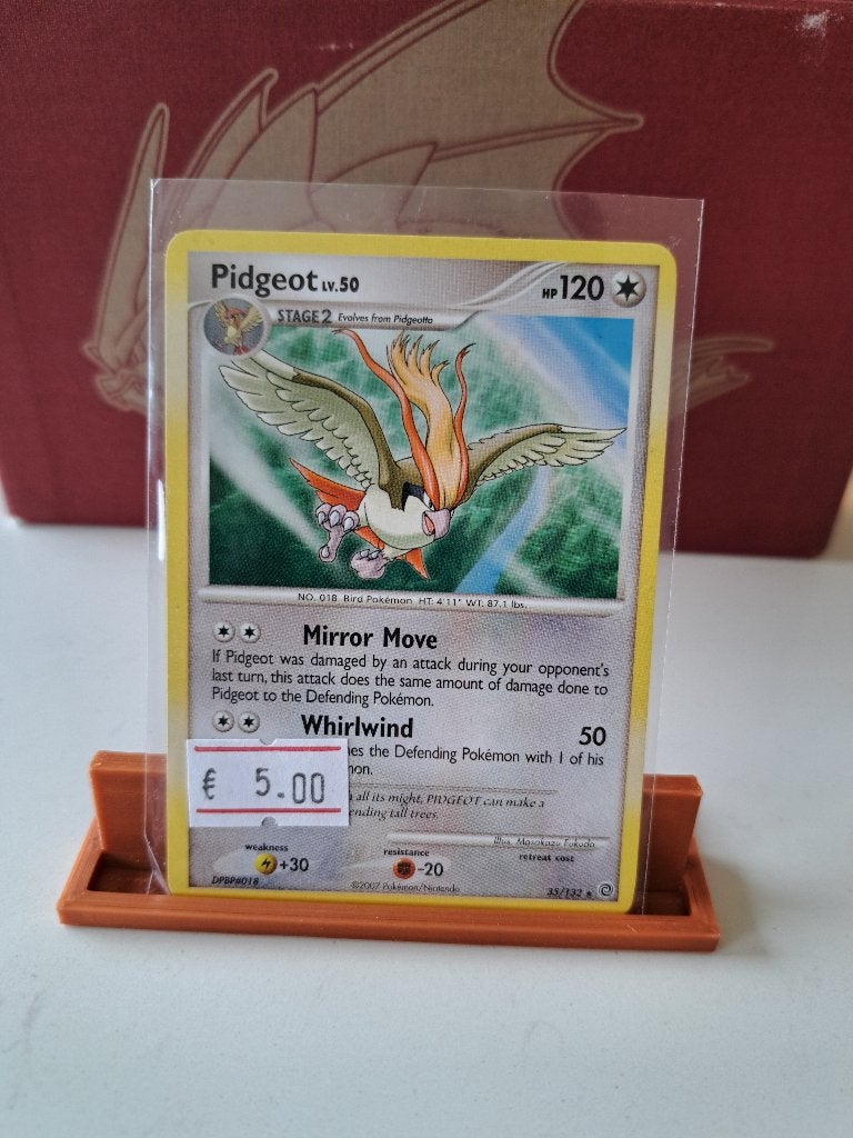 Pidgeot 35/132 rare	 € 5,00, Ophalen of Verzenden, Zo goed als nieuw, Losse kaart