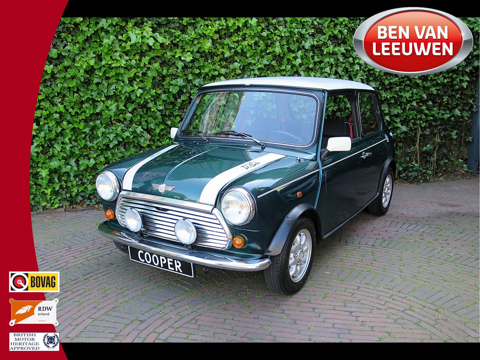 MINI Cooper 1.3 Carb. echte originele '91-er Cooper!, 12 maanden, Stof, 63 pk, Zwart