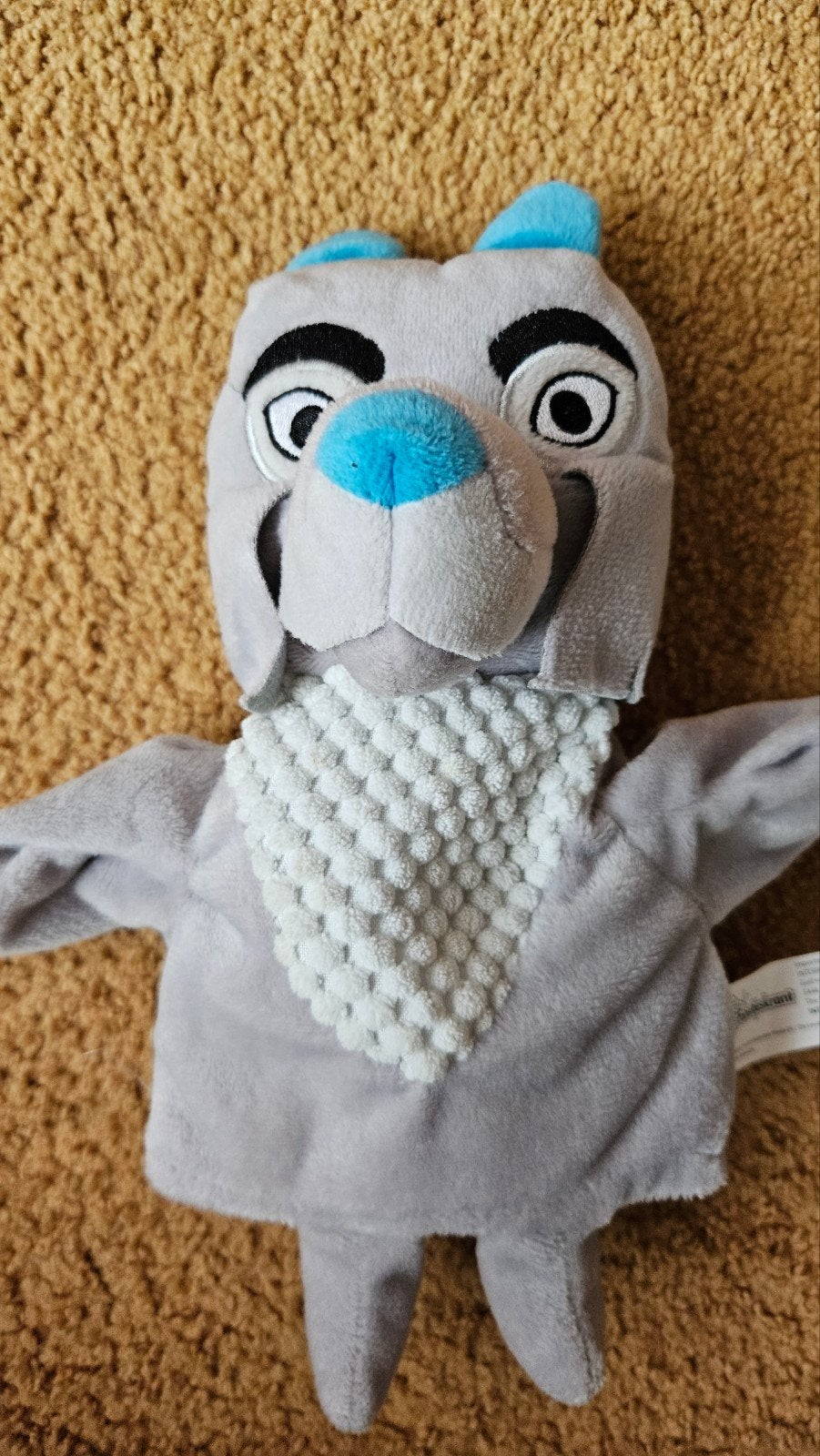 Fabeltjeskrant handpop Bor de Wolf, Ophalen of Verzenden, Zo goed als nieuw, Overige typen
