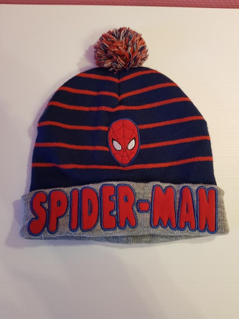Spider-Man mutsje, Kinderen en Baby's, Kinderkleding | Mutsen, Sjaals en Handschoenen, Gebruikt, H&M, Ophalen of Verzenden, Muts